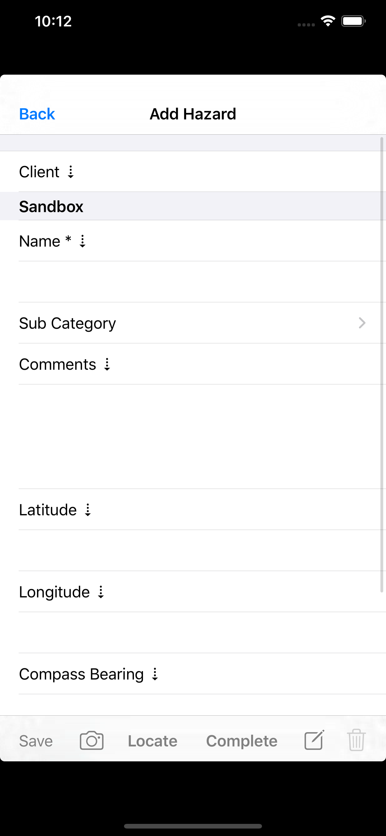 TrackRecord Data Collector