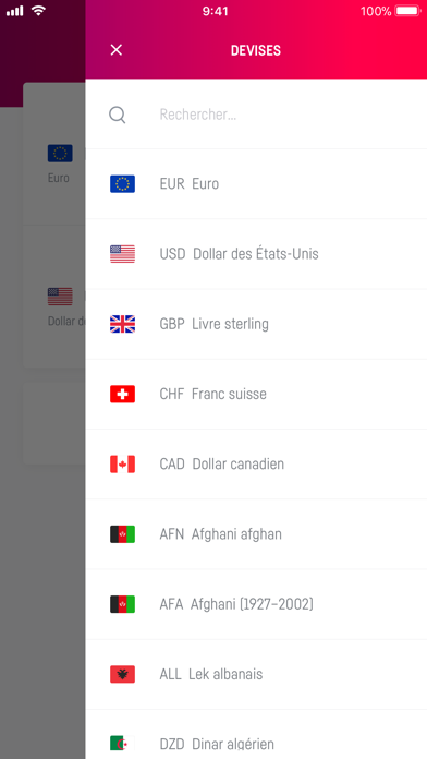 Exchange Rates - Convertisseur screenshot 2