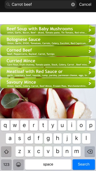 My Recipe Index HD screenshot1