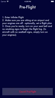 in-flight operations iphone screenshot 2