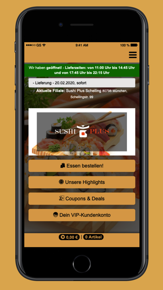 #1. Sushi Plus (iOS) 由: Clickfood GmbH