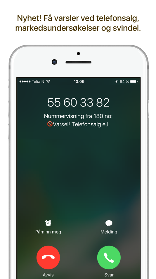 #2. 180.no (iOS) 由: 180.no Nummeropplysningen AS
