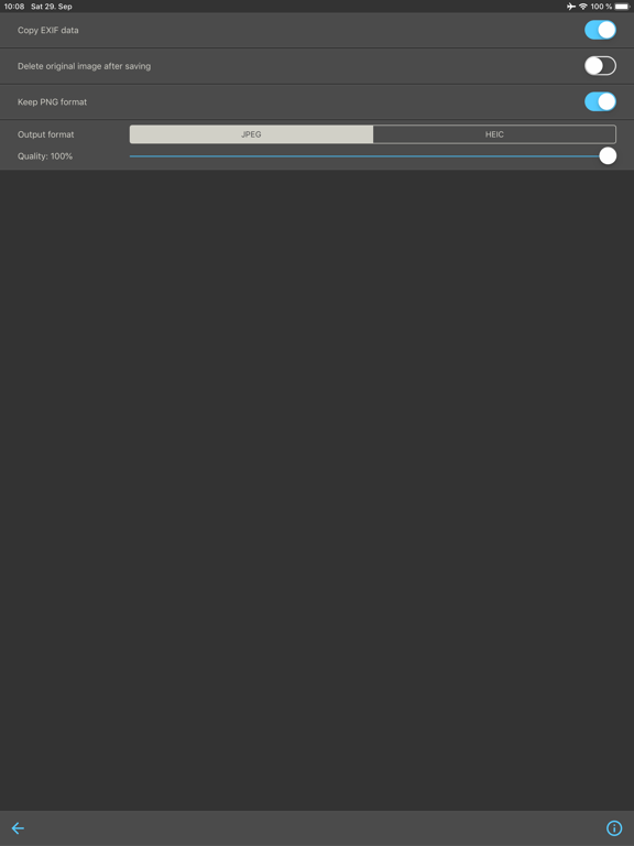 Batch Resize iPad screenshot 6 - Photo & Video app