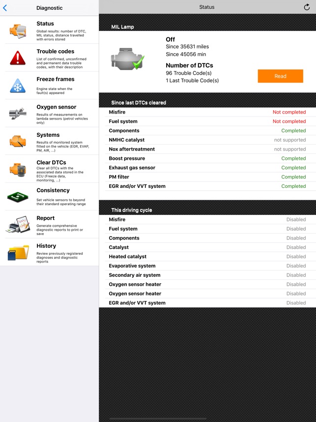 EOBD-Facile for Mac OS X - OBD2 Car Diagnostics Software 