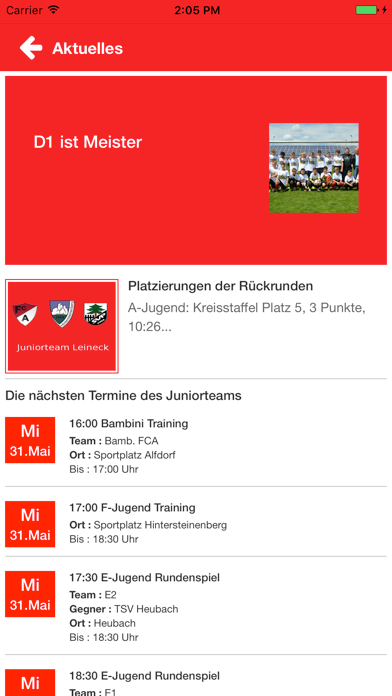 Screenshot #2 pour Juniorteam Leineck
