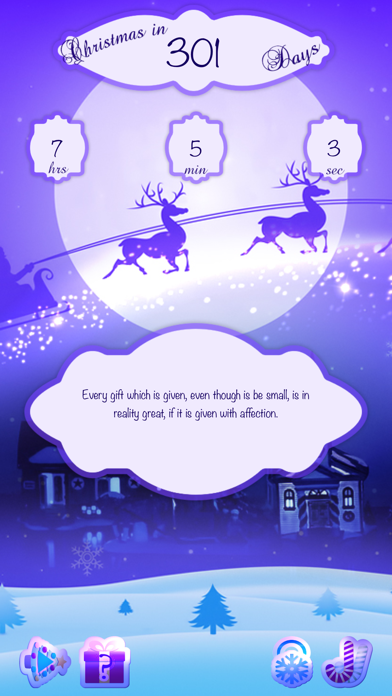 Screenshot #1 pour Houx Compte à Rebours Noel