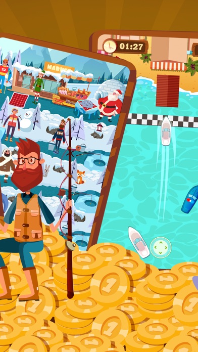 Idle Fishing Empire Simulator Screenshot on iOS