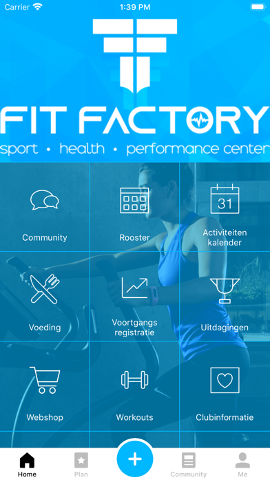 Fit Factory iPhone screenshot 1 - Health & Fitness app