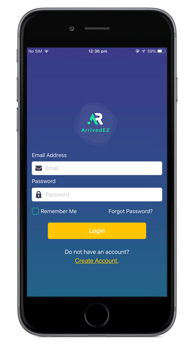 ArrivedEZ - Courier Services iPhone screenshot