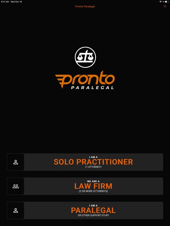Screenshot #4 pour ProntoParalegal