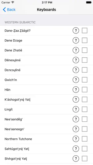 FirstVoices Keyboards screenshot 4