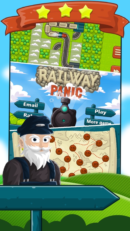 #1. Train Menace puzzle game (iOS) By: hong chen
