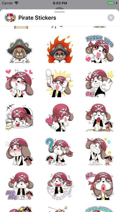 Funny Pirates Stickers screenshot 4