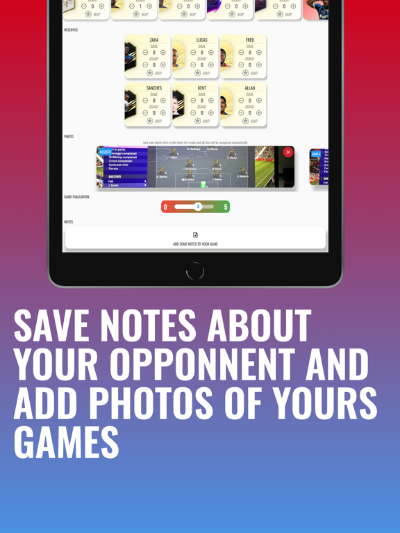 FUT Scoreboard - Track & Alert iPad screenshot 5 - Sports app