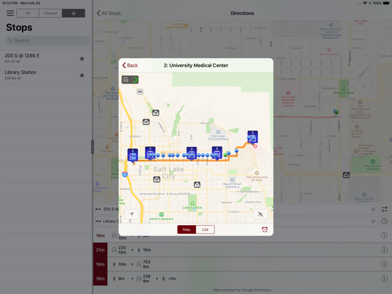 Screenshot #5 pour UTA BusTrack