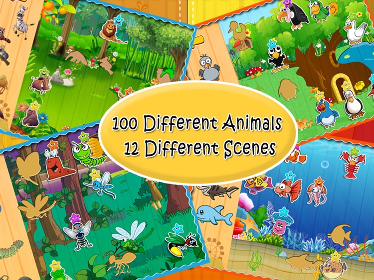 Toddler Zoo Animals Puzzle HD