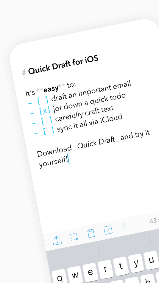 Quick Draft: Simple Scratchpad - 1.4.1 - (macOS)