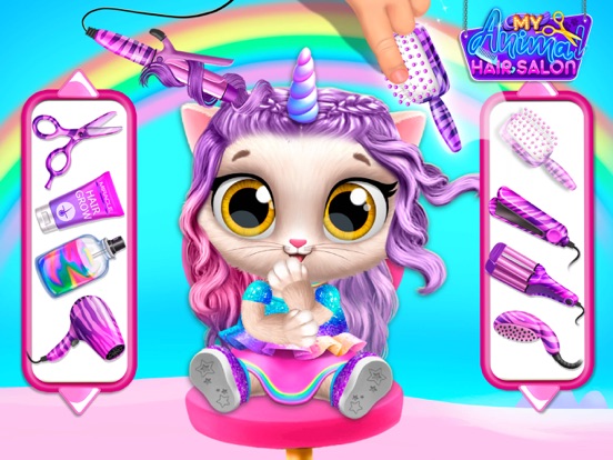My Animal Hair Salon World iPad screenshot 6 - Education app