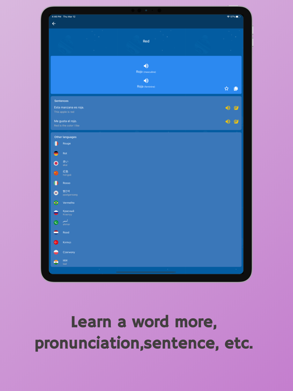 Learn Languages with LingoKing iPad screenshot 4 - Education app