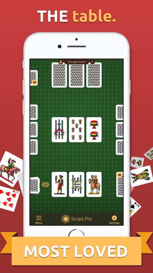 #3. Scopa Pro - THE card game (iOS) 由: Appsmob