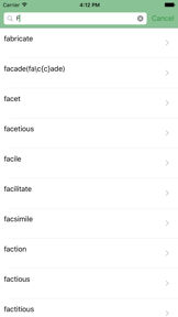 GRE English Vocabulary Builder screenshot