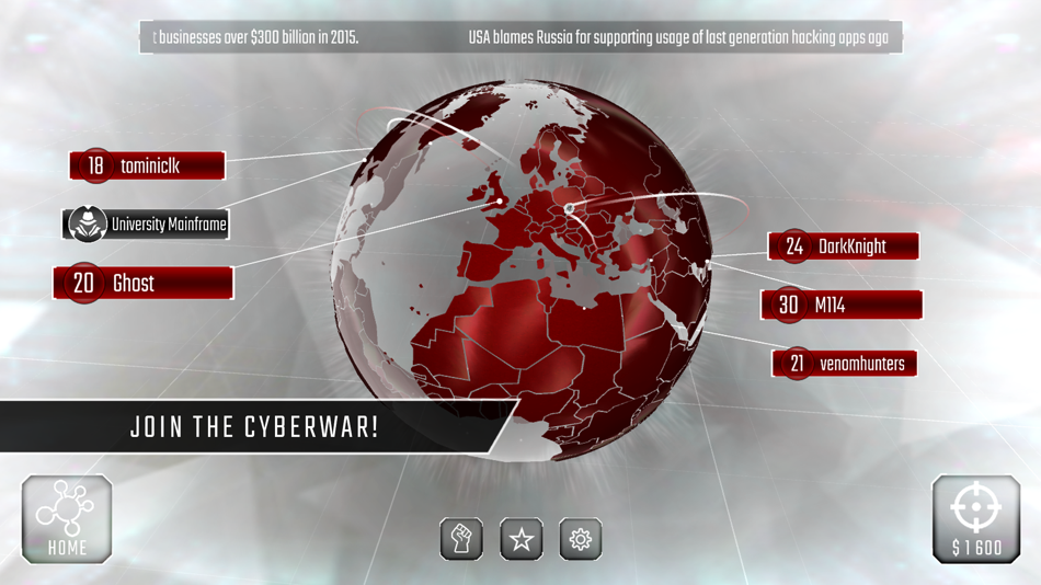 #5. Hackers - Join the Cyberwar! (iOS) By: Trickster Arts s.r.o.
