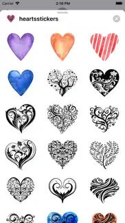 stickers coeur iPhone Captures Décran 3