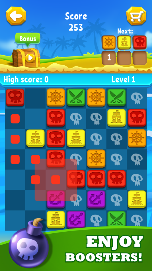 #2. Pirate's Dice: Four in a row (iOS) 来自: Artem Lanin