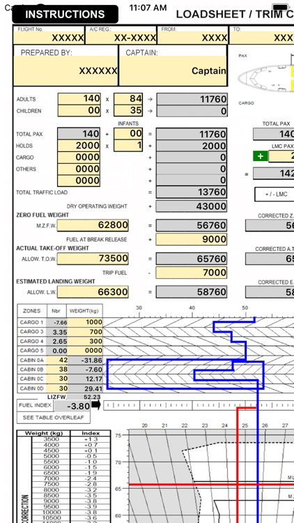 A320 NEO LOADSHEET Y186 4z