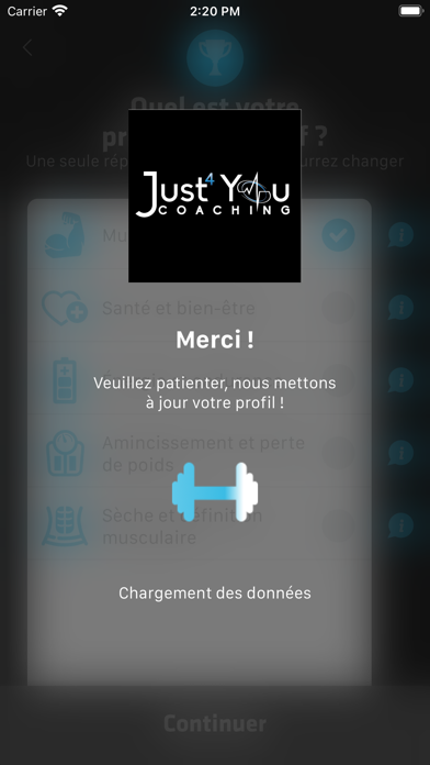 Just4YouCoaching Screenshot