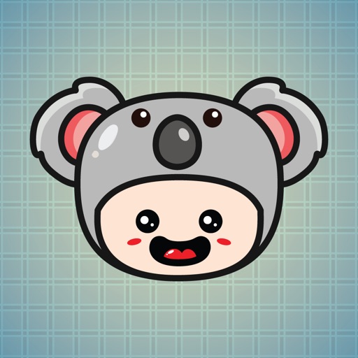 Sticker Me Koala Mascot Boy icon