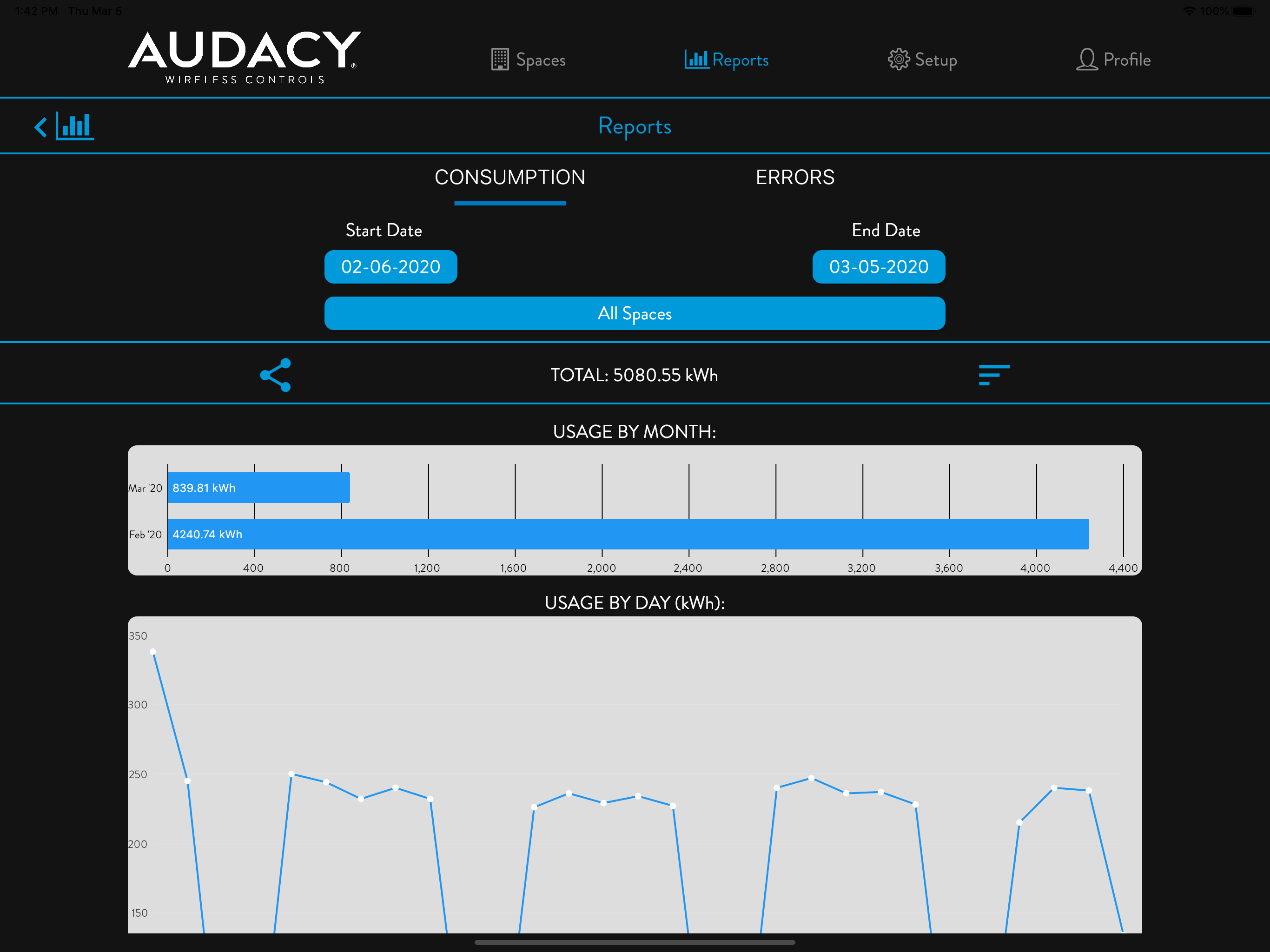 Audacy Controls