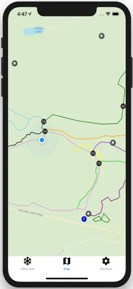 Game screenshot Bend Nordic Trail Map apk