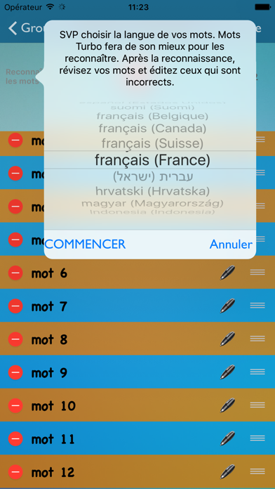 Screenshot #2 pour Mots Turbo Parent/Enseignant