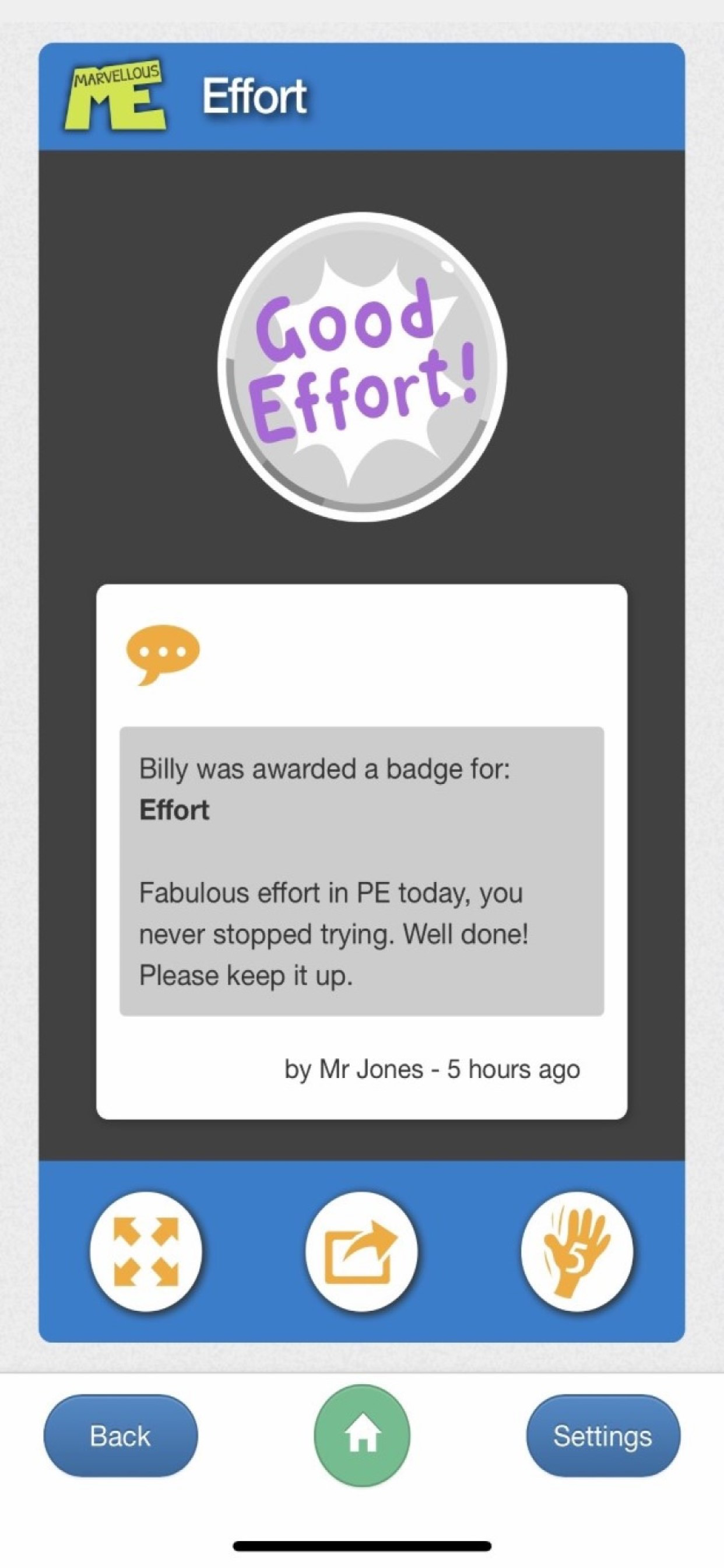 MarvellousMe for Parents