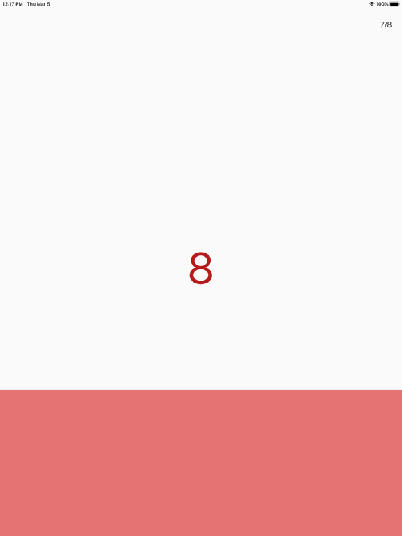 Simplest Tabata Timer iPad screenshot 4 - Health & Fitness app