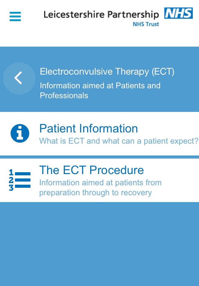 Electroconvulsive Therapy ECT screenshot 2