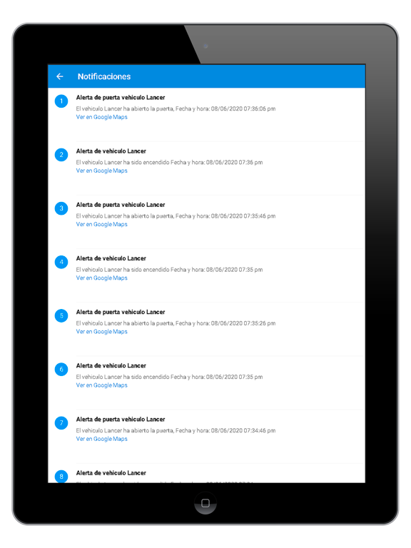 Autotrack GPS iPad screenshot 6 - Navigation app