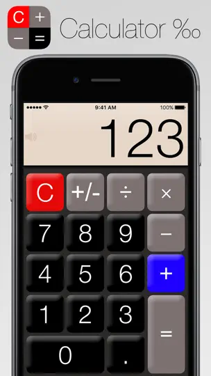 Calculator‰ iPhone Screenshot 1