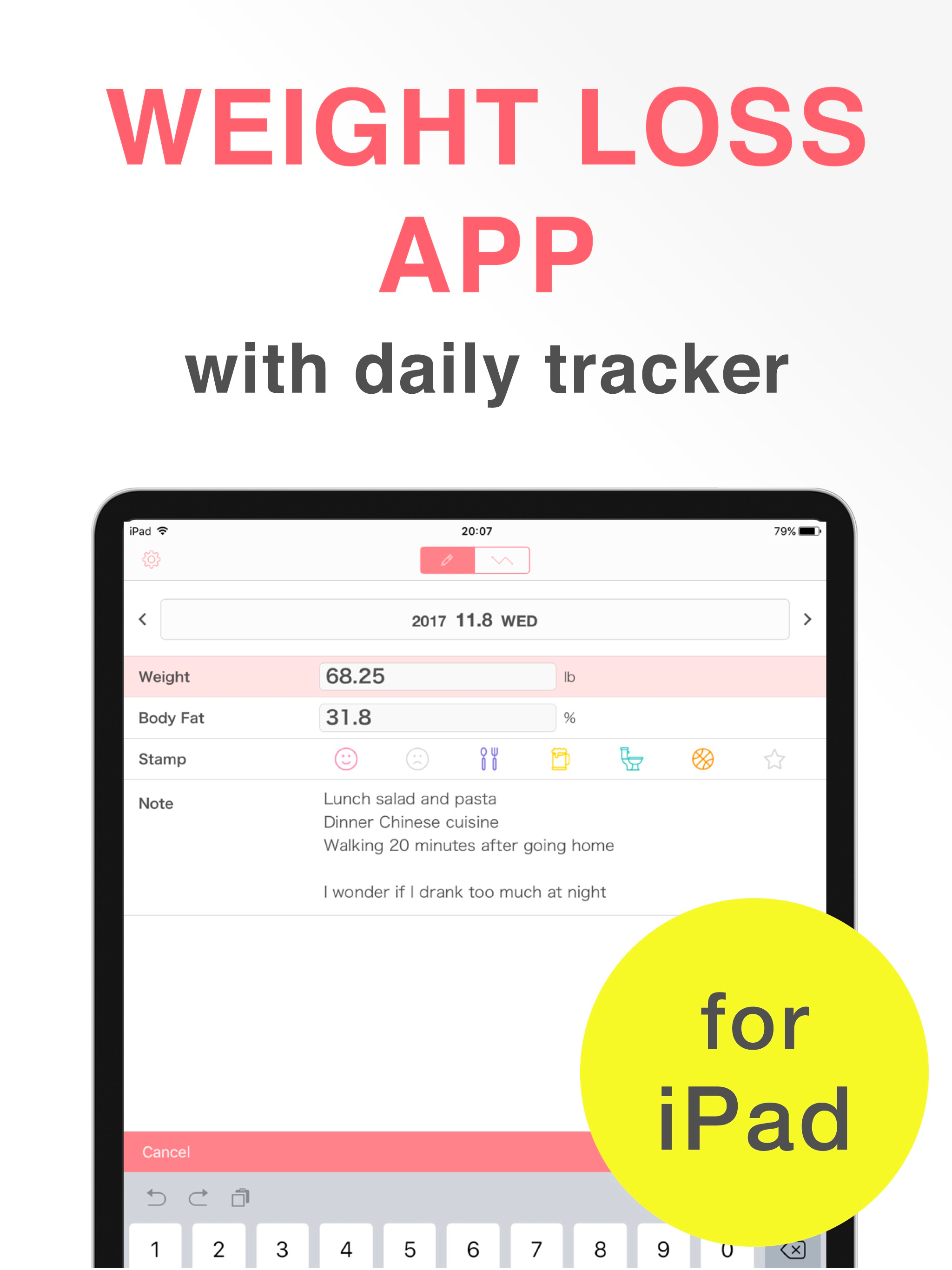 SmartDiet: Weight Loss Watcher screenshot 5