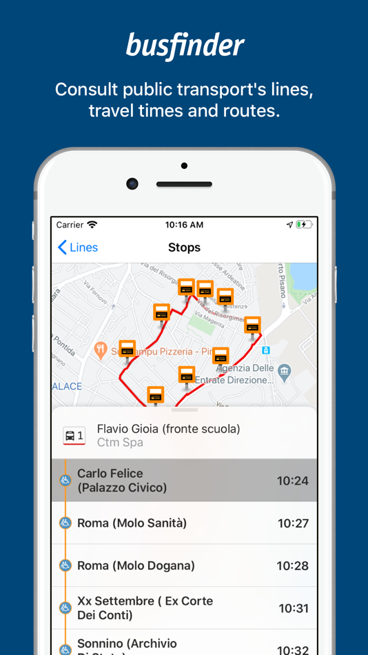 #2. CTM BusFinder (iOS) Podle: Greenshare