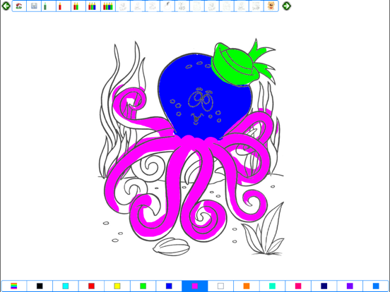 Screenshot #6 pour Coloring Book for iPad