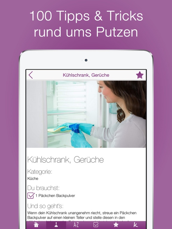 Screenshot #4 pour 100 Tipps für das Putzen PRO