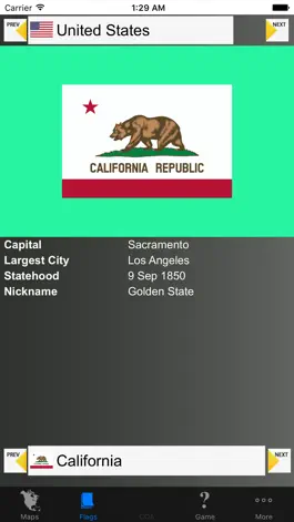 Game screenshot North America Country's States apk