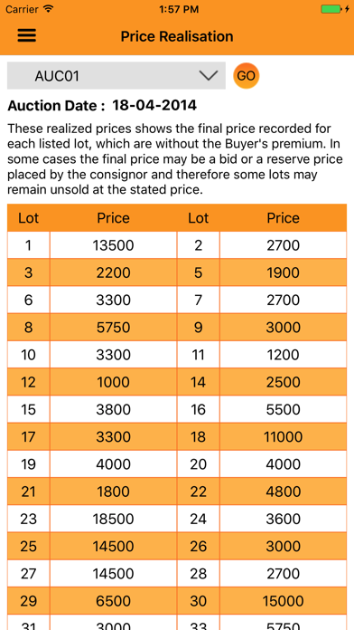 Bombay Auctions Screenshot