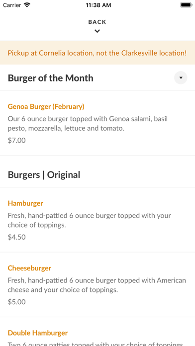 Midtown Grill iPhone screenshot 3 - Food & Drink app