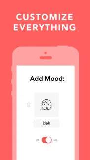 moody: mood tracker & journal iphone screenshot 2