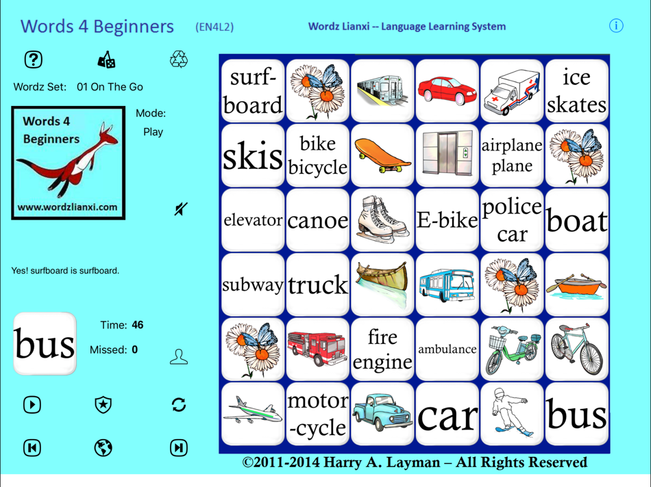 #1. English Words 4 Beginners (iOS) 由: CogWrite Learning Analytics LLC