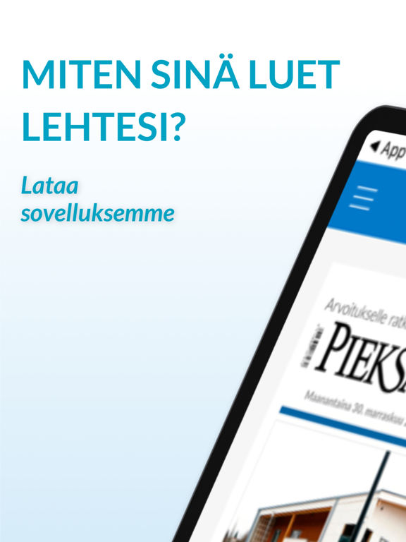 Screenshot #4 pour Pieksämäen Lehti, päivän lehti