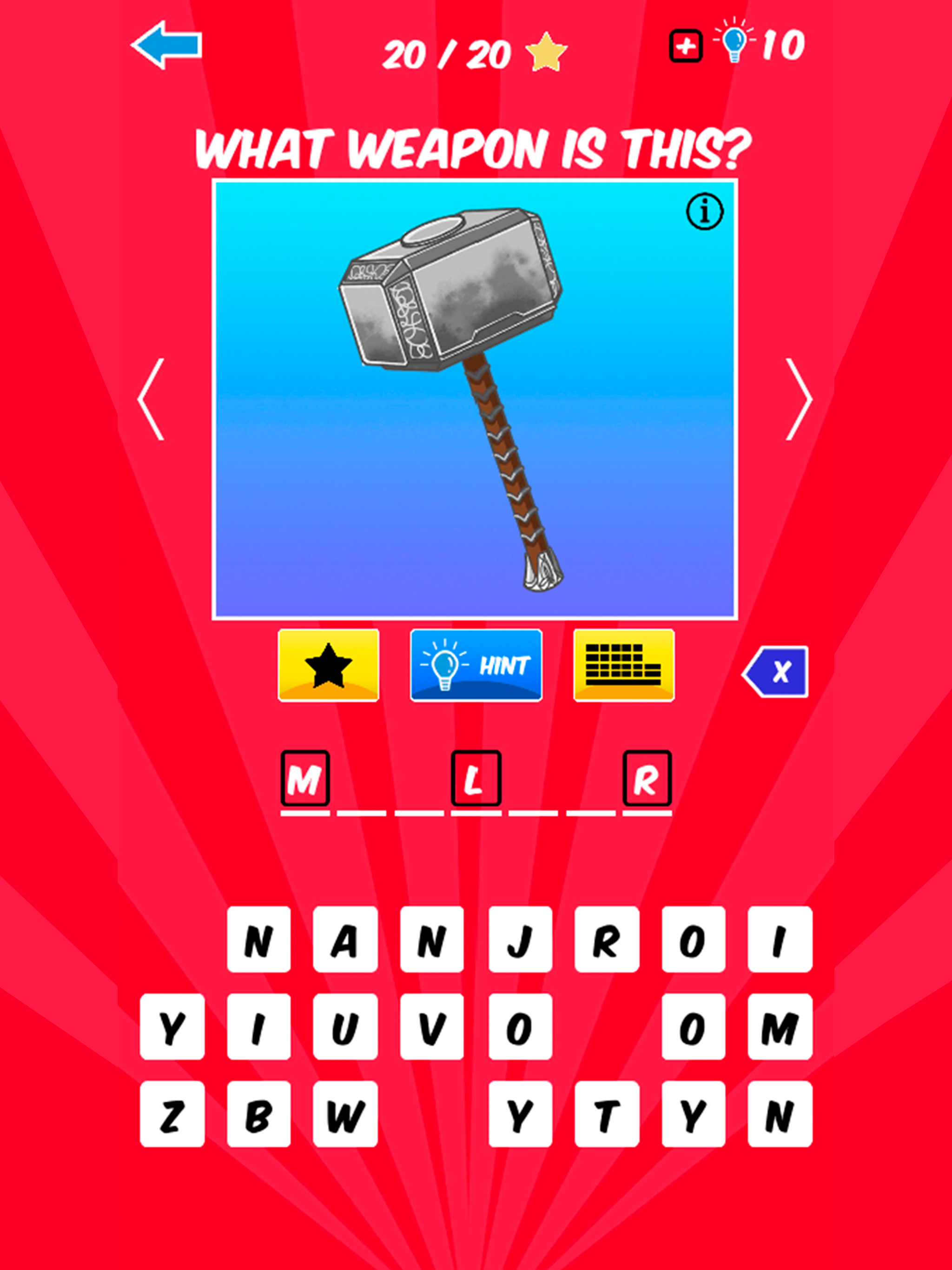 Endgame Quiz Superheroes 2019 screenshot 10